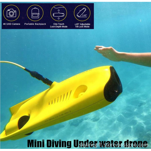 Gladius mini Underwater Diving to 330ft Drone with movable 4K Camera